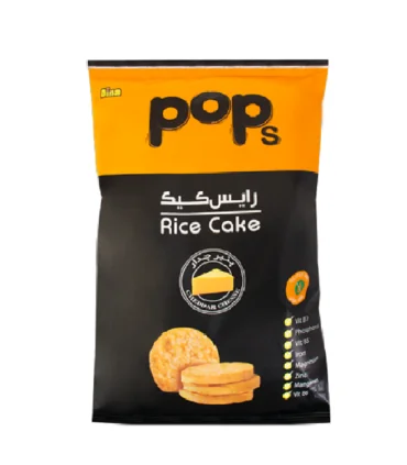 رایس کیک پنیر چدار پاپ اس 100 گرم