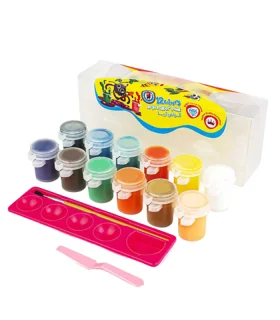 گواش 12 رنگ پیوسته کوچک آریا