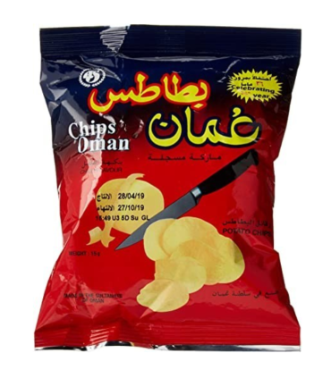 چیپس 15 گرم عمان