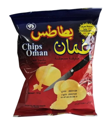 چیپس 15 گرم عمان