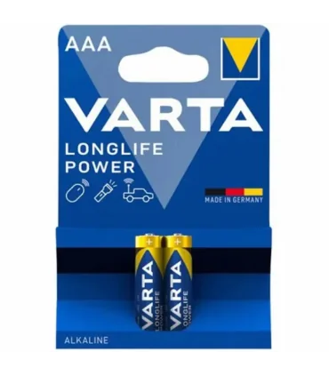 باتری نیم قلم آلکالاین آبی 2 عددی وارتا