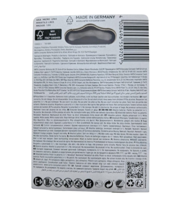 باتری نیم قلم آلکالاین آبی 2 عددی وارتا