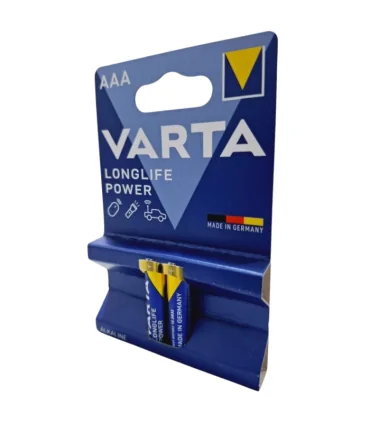 باتری نیم قلم آلکالاین آبی 2 عددی وارتا