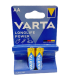 باتری قلم آلکالاین آبی 2 عددی وارتا
