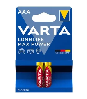 باتری نیم قلم آلکالاین قرمز 2 عددی وارتا