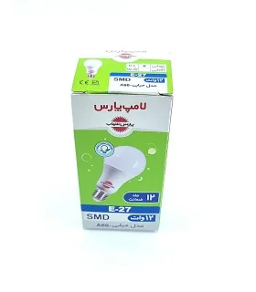 لامپ حبابی 12 وات ال ای دی پارس شهاب