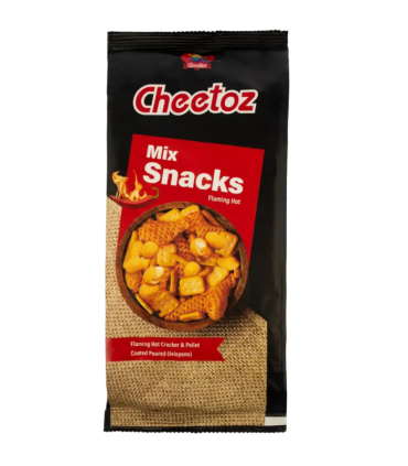 اسنک میکس تند و آتشین 250 گرم چی توز