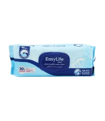دستمال مرطوب جایگزین استحمام Easy life