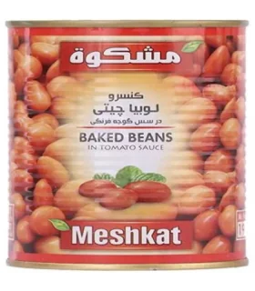 کنسرو لوبیا چیتی مشکوة نیم بلند