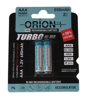 باتری نیم قلم 1/2 ولت 2 عددی اوریون