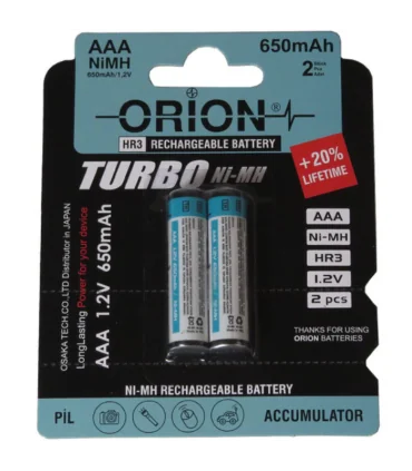 باتری نیم قلم 1/2 ولت 2 عددی اوریون