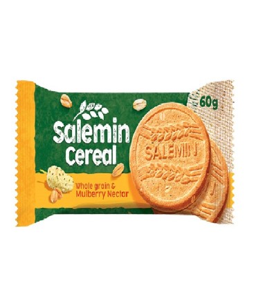 بیسکویت سبوسدار شهد توت سالمین 60 گرم