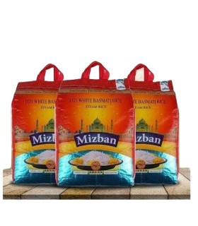 برنج دانه بلند استیم هندی میزبان 10 کیلوگرم