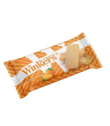 ویفر کرمدار با طعم پرتقال وینکرز 45 گرم