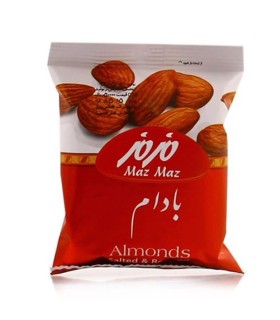 مغز بادام درختی نمکی 17 گرمی مزمز