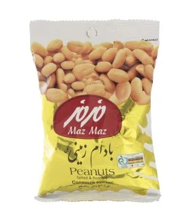 مغز بادام زمینی نمکی مزمز 15 گرمی