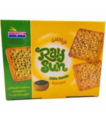 نان روغنی سالمین دانه چیا 500 گرم