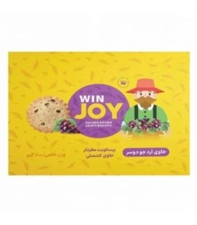 بیسکوئیت جو دوسر بدون قند وین جوی 700 گرم
