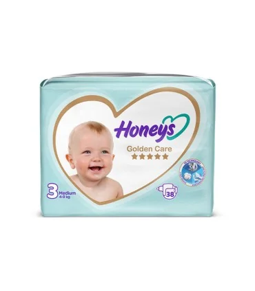 پوشک هانیز سایز3 بسته 38 عددی