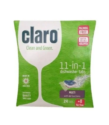 قرص ماشین ظرفشویی کلارو بسته 32 عددی
