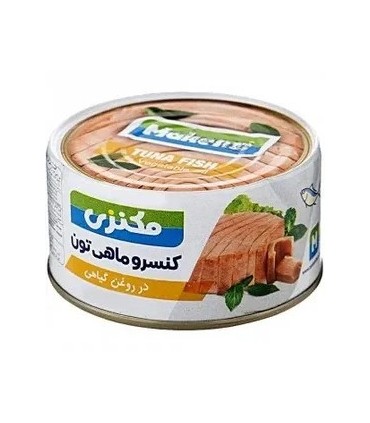 کنسرو ماهی تون مکنزی در روغن گیاهی - 180 گرم