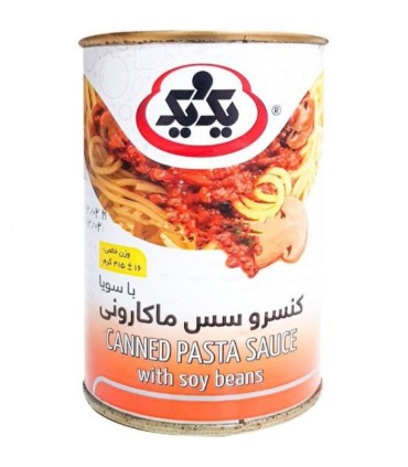 کنسرو مایع ماکارونی یک و یک