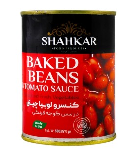 کنسرو لوبیا چیتی شاهکار 380 گرمی