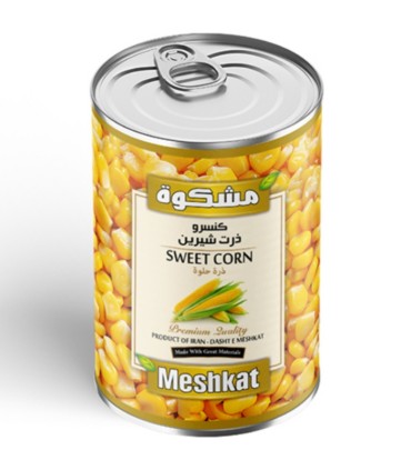 کنسرو ذرت شیرین مشکوة
