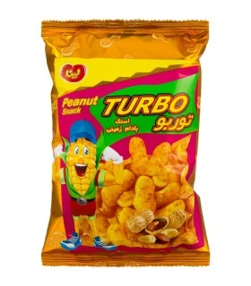 اسنک بادام زمینی توربو 33 گرمی لینا