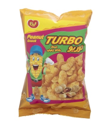 اسنک بادام زمینی توربو 33 گرمی لینا