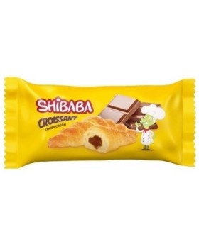 نان کروسان کاکائویی 50 گرم شیبابا