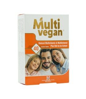 قرص مولتی وگان هولیستیکا 40 عدد