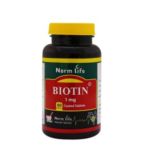قرص بیوتین 1 میلی گرم نورم لایف 60 عدد