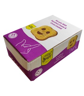 بیسکویت بنیس با خامه فندق و نارگیل24عددی