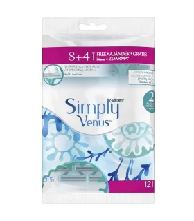 خودتراش ژیلت ونوس پفکی 2 لبه بسته 12 عددی (4+8)_GILLETTE