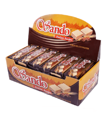 ویفر شکلاتی ساندو 24 عددی | sando