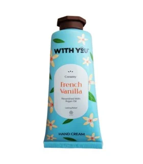 کرم مرطوب کننده ویت یو حاوی عصاره وانیل و روغن آرگان|French حجم 50میلی لیتر