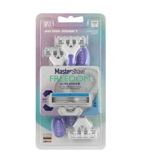 خودتراش مسترشِیو مدل Freedom بسته 3 عددی_Master shave