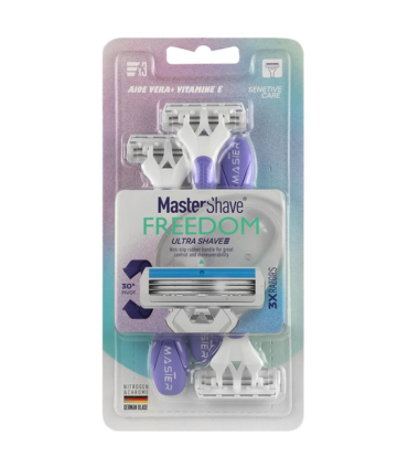 خودتراش مسترشِیو مدل Freedom بسته 3 عددی_Master shave