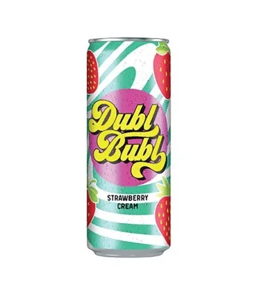 نوشیدنی دابل توت فرنگی و خامه|Double bubble