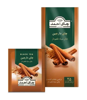 چای سیاه کیسه ای با طعم دارچین احمد | Ahmad