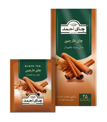 چای سیاه کیسه ای با طعم دارچین احمد | Ahmad