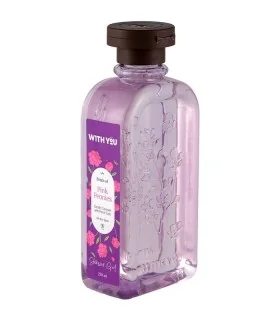 شامپو بدن پینک پیونی مناسب برای انواع پوست ویت یو |with you حجم250 میل