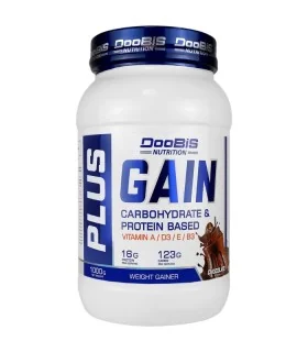 پودر گین پلاس دوبیس 1000 گرم با طعم شکلات