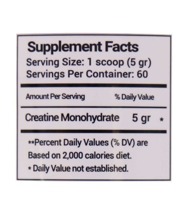 پودر کراتین مونوهیدرات منگوم 300 گرم