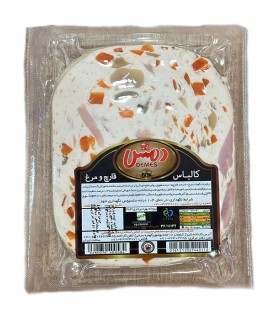 کالباس قارچ و مرغ  60 درصد دمس