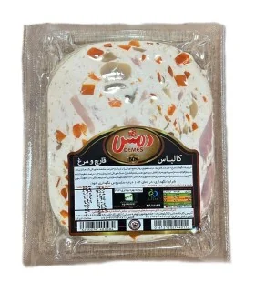 کالباس قارچ و مرغ 60 درصد دمس