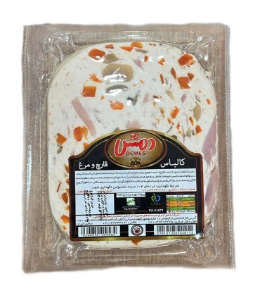 کالباس قارچ و مرغ  60 درصد دمس