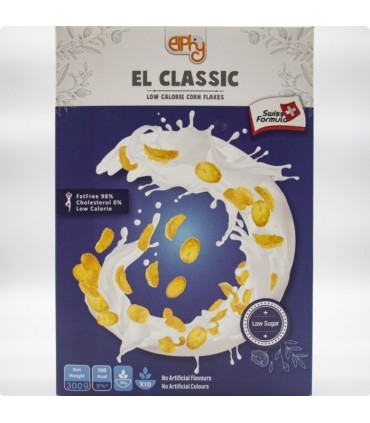 غلات صبحانه کورن فلکس الفی کلاسیک ساده 300 گرم_Elfi