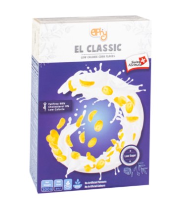 غلات صبحانه کورن فلکس الفی کلاسیک ساده 300 گرم_Elfi